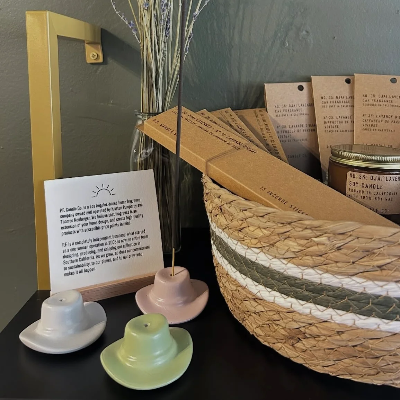 Cowboy Hat Incense Holder