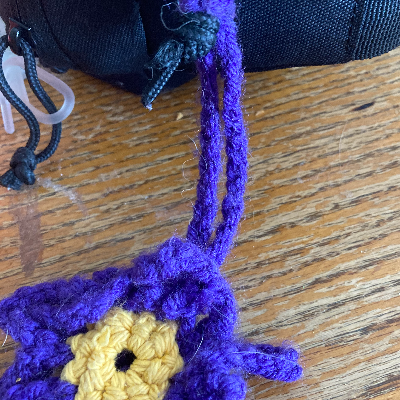 Crochet Flower Dongle