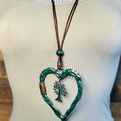 Metal Heart Necklace
