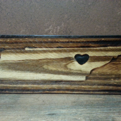 Tennessee Rustic Heart Decor Sign