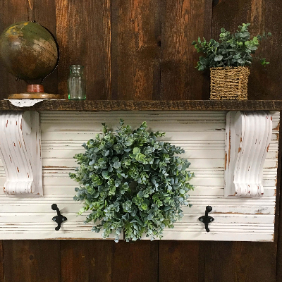 Corbel Shelf With Wreath