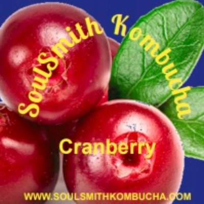 Soulsmith Cranberry Kombucha 32 Fl. Oz.