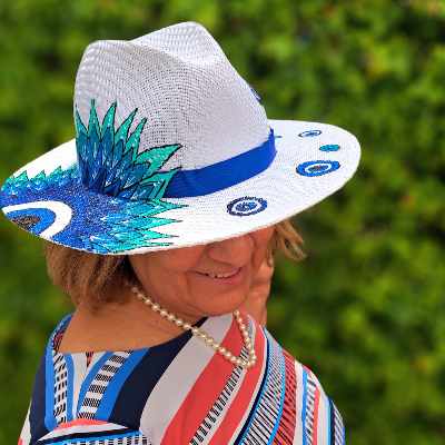 Mandala Hat Turkish Eyes