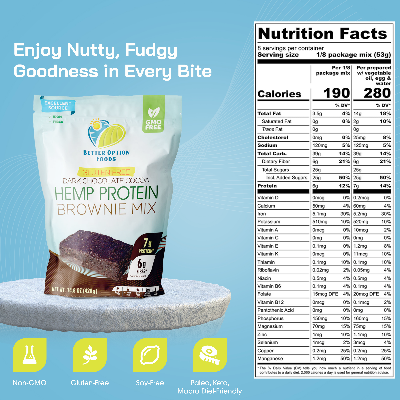 Hemp Protein Brownie Mix