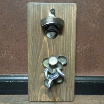 Bottle Opener With Magnetic Cap Catch