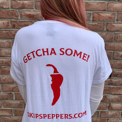 Skip's Peppers White T-Shirt (L)