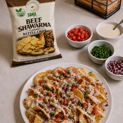 Loaded Vegan Beef Shawarma Kettle Chips Kit