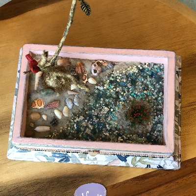 Pink Jewelry Tray