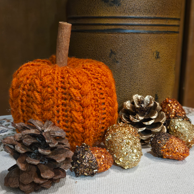 Wheat Stitch Pumpkin