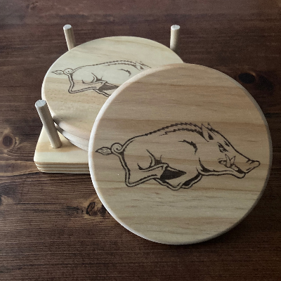 Drink Coasters - Pine