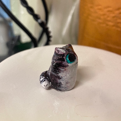 Miniature Cat Sculpture