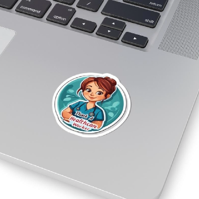 Thank A Healthcare Worker Sticker