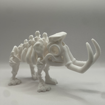 Mammoth Skeleton Figurine/Toy