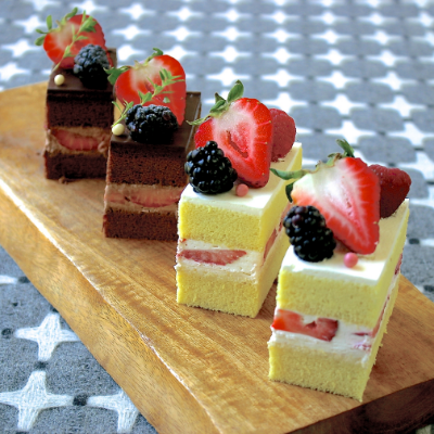 Japanese Style Strawberry Short Cake
