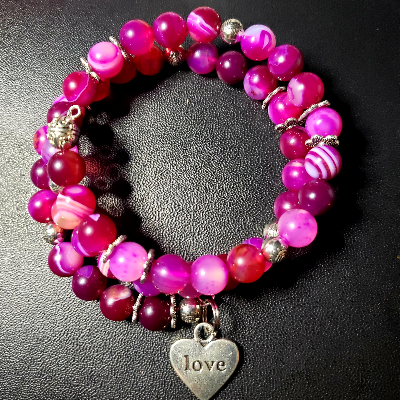 Crystal Memory Wire Bracelets