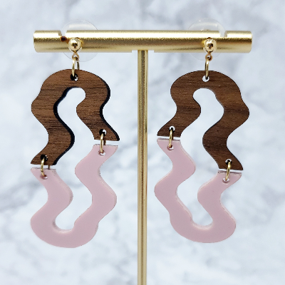 Laser Cut Acrylic Earrings