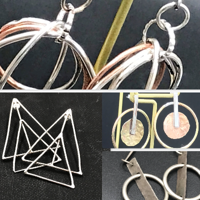 Metal Jewelry Fused Glass Art