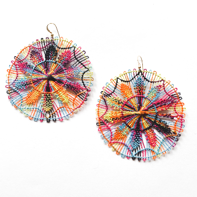 Handmade Ñanduti Earrings