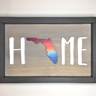 Florida Home Sign