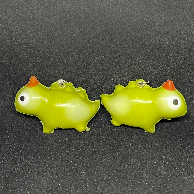Fidget Earrings_Dinosaur