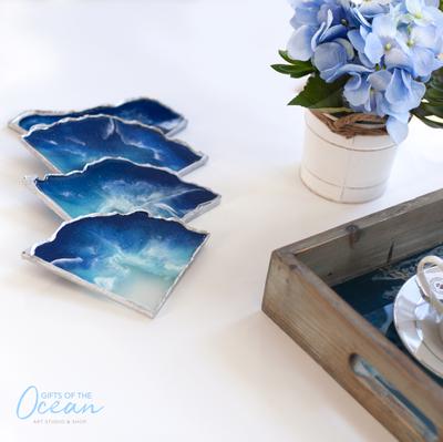 Blue Ocean Dream Coaster Set