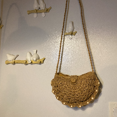 Beaded Oyster Bag