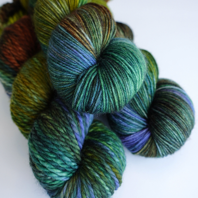 Mycelium Bloom Hand Dyed Yarn