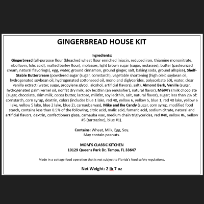 Gingerbread House Kit