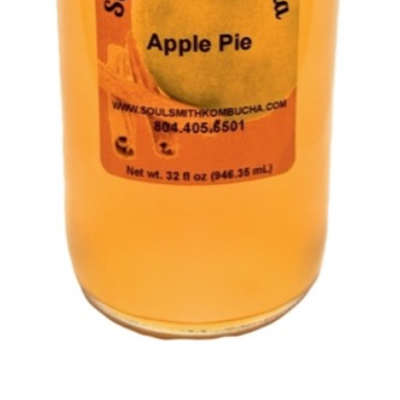 Soulsmith Apple Pie Kombucha 32 Oz.