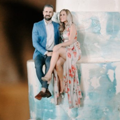 3d Replica Figurine Used As A Wedding Cake Topper