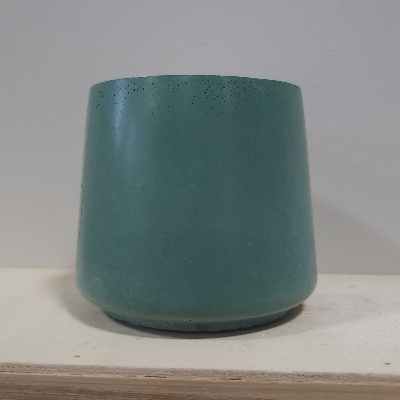 6.5 Oz 100% Soy Cement Candle Green