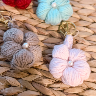 Cozy Blooms - Bag Charms/Key Chains