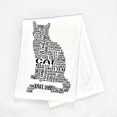 Cat Tea Towel