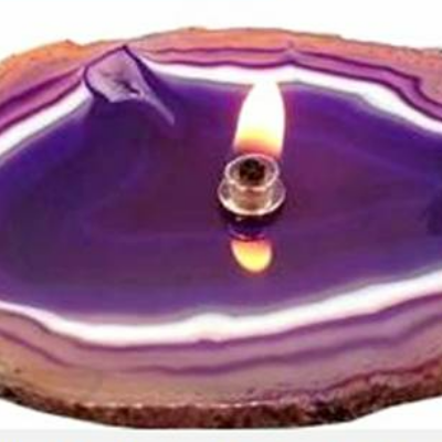 Agate Oil Lamps