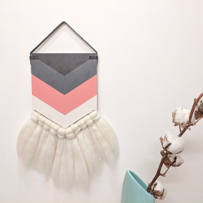 Wood & Wool Hanging