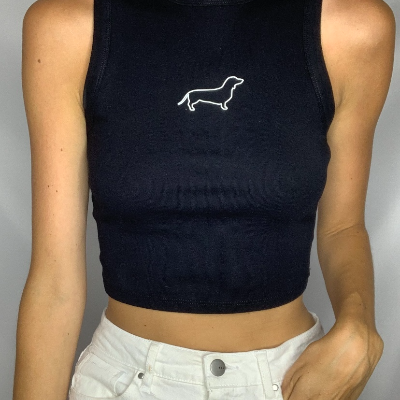 Cat Heatbeat Crop Tank