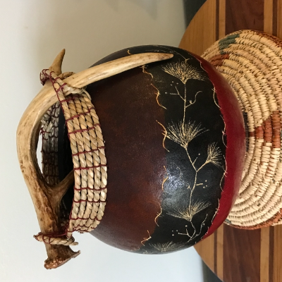 Natural Decirated Gourds