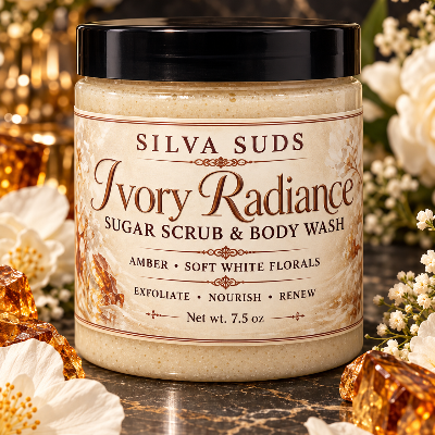 7.5oz Jar - Foaming Sugar Scrub And Body Wash