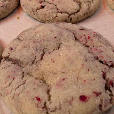 Raspberry/Lemon Sugar Cookies