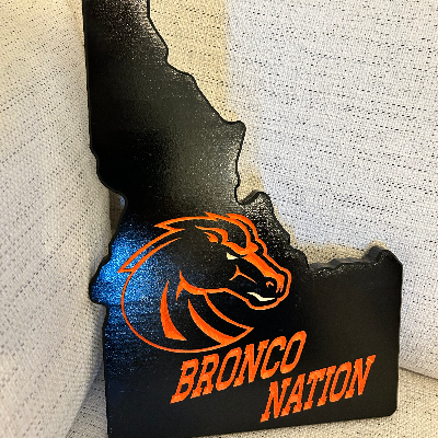 Bronco Nation Idaho State Decor