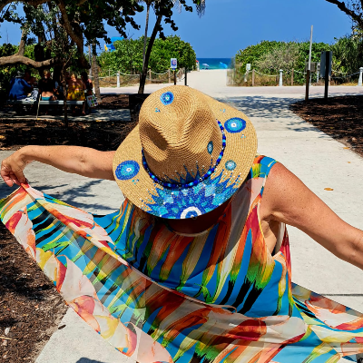 Mandala Hat Turkish Eyes