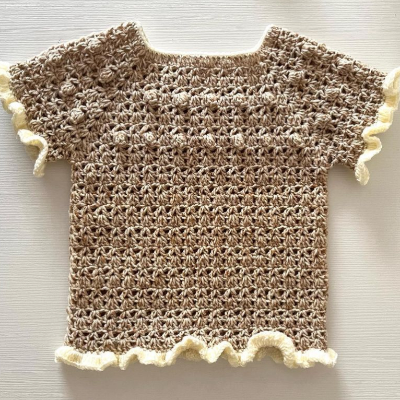 Ruffled Children's Sweater