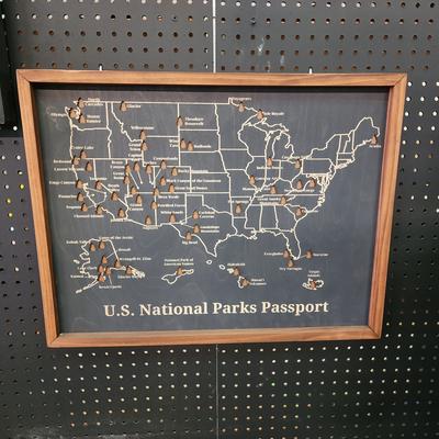Us National Parks Passport Map