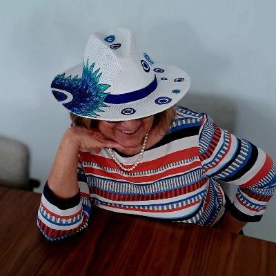 Mandala Hat Turkish Eyes